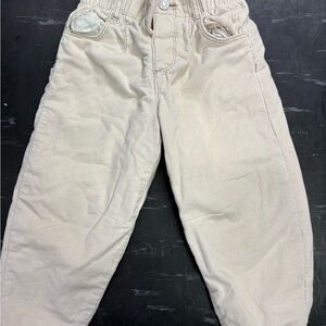 Zara Kids Beige Corduroy Trousers